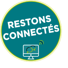 Badge "Restons connectés"